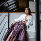 Gonna Franci Cotone Liberty Viola