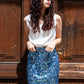 Gonna Giorgina  Paillettes Cielo