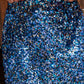 Gonna Giorgina  Paillettes Cielo