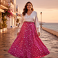 Gonna Bouganville Stelle - Strada di Mare