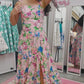 Gonna Franci e top Capri in Cotone a fiori