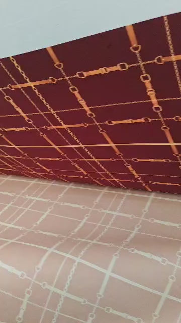 Gonna Valentina Cinghie tessuto panno Bordeaux