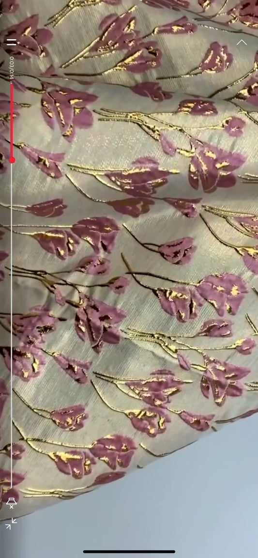 Gonna MINI ME broccato Rosa